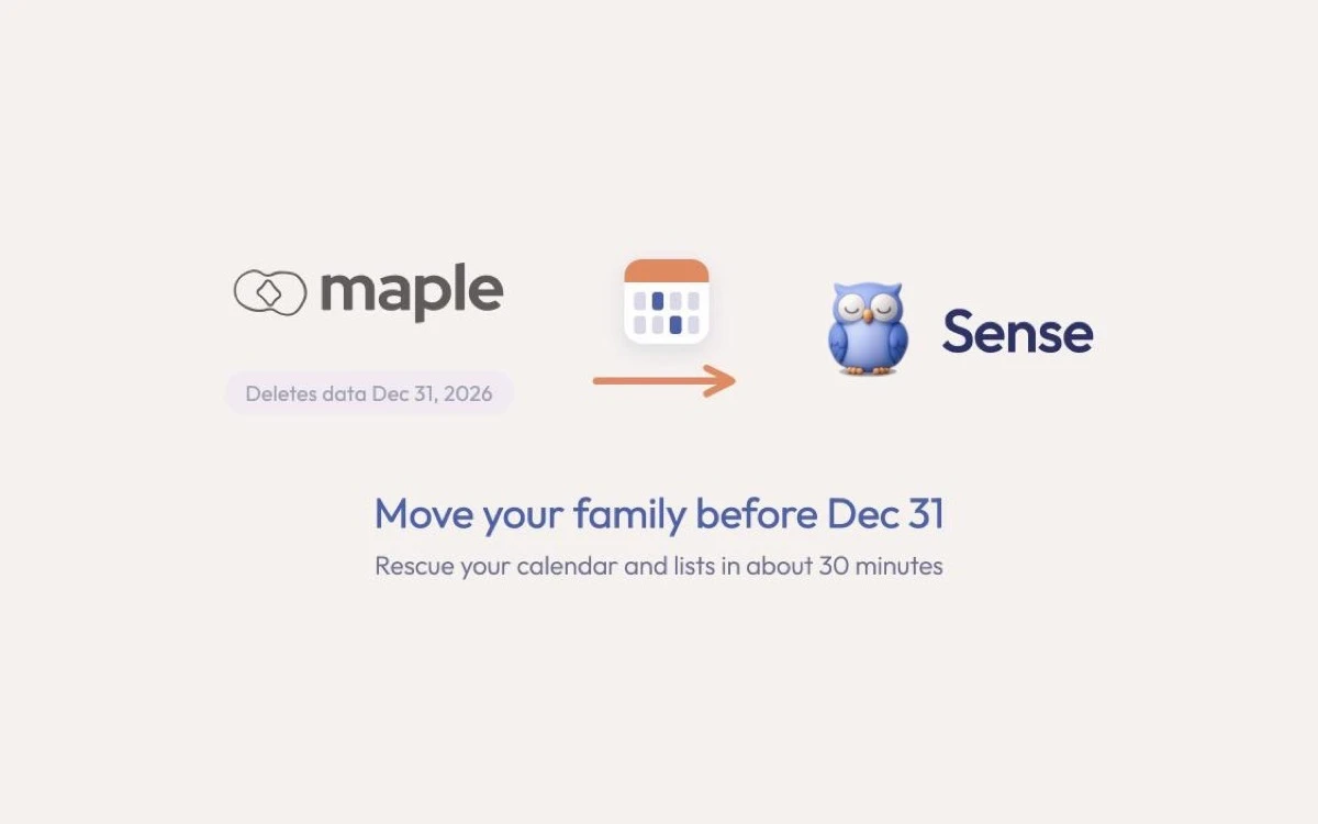 How to move your family off Maple before it shuts down