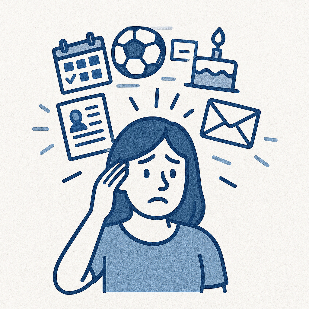Parent receiving smart notifications about school events