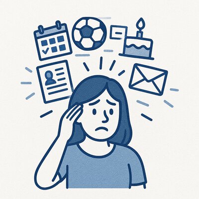 Parent receiving smart notifications about school events