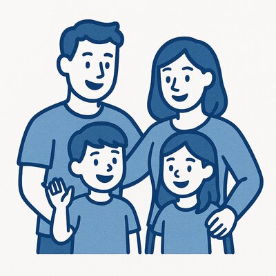 Family enjoying quality time