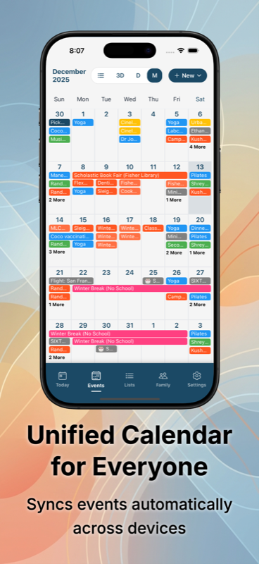 Sense calendar - Unified calendar for everyone